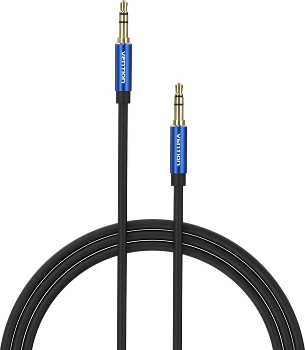 Vention 3.5mm Klinke Kabel, schwarz/blau, 1.5m