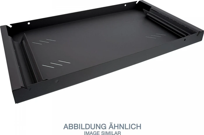Triton Fachboden perforiert, schwarz, 1HE