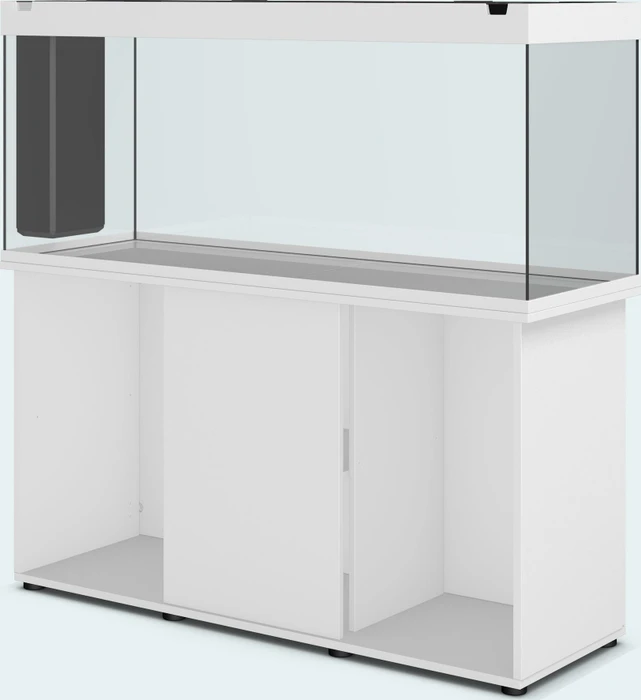 Juwel Rio 450 LED Aquarium-Set mit Unterschrank, weiß/weiß, 450l