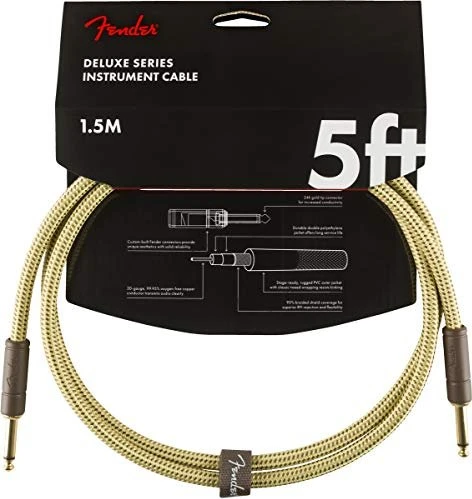 Fender Deluxe Series Instrument Cable Tweed 1.5m