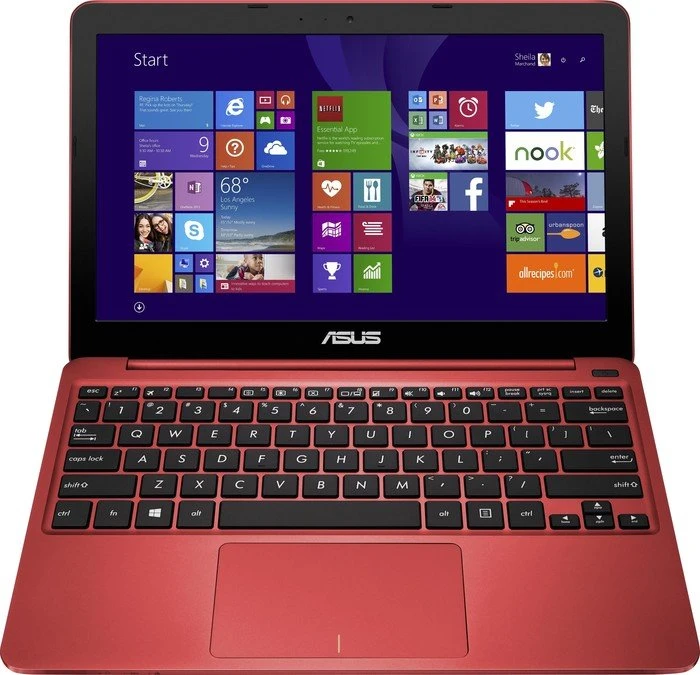 ASUS EeeBook F205TA-FD0036BS, rot, Atom Z3735F, 2GB RAM, 32GB Flash, DE