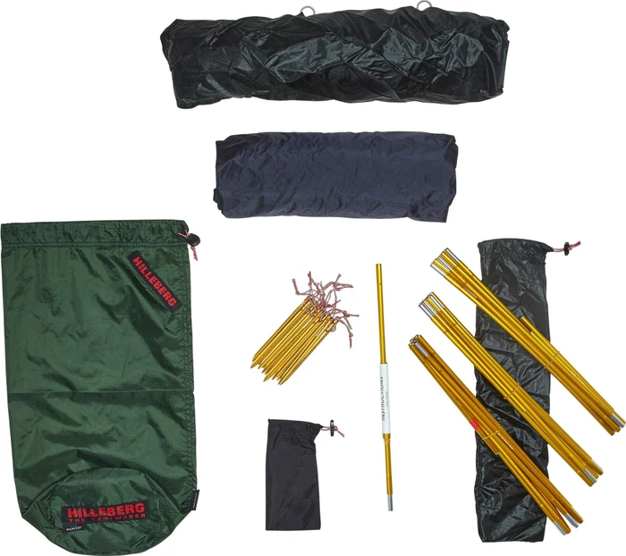 Hilleberg Anjan 3 GT Tunnelzelt grün