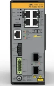 Allied Telesis IE220 Industrial Railmount Gigabit Managed Switch, 4x RJ-45, 2x SFP+, 180W PoE++ (AT-IE220-6GHX-80)