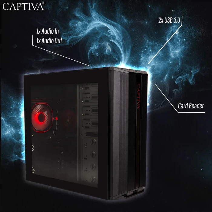 Captiva Entry Gaming R92-769, Ryzen 7 5700X, 32GB RAM, 1TB SSD, GeForce RTX 5060 Ti, Windows 11 Home