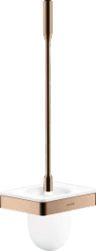 Hansgrohe AXOR Universal Softsquare Toilettenbürstenhalter Wandmontage polished red gold