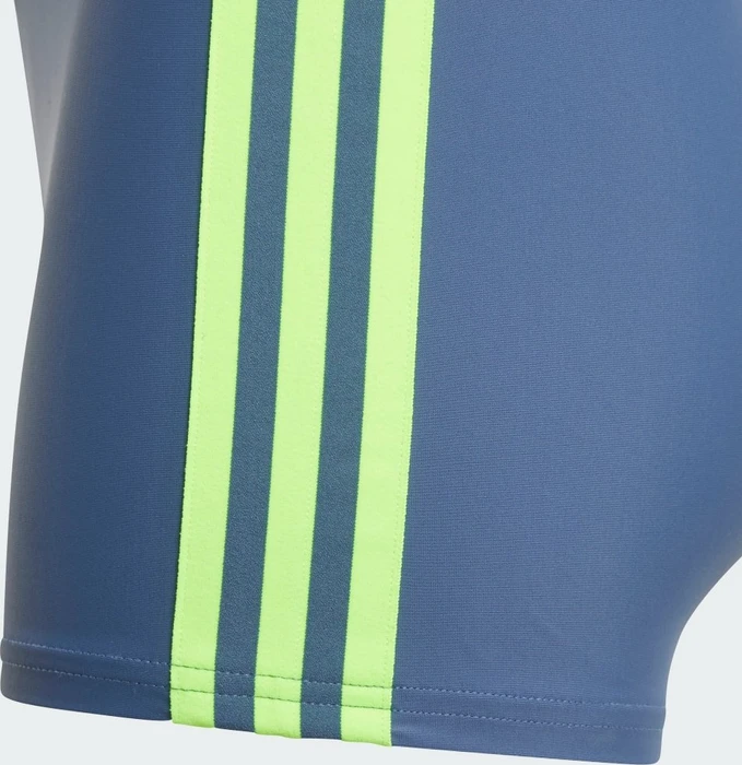 adidas Classic 3-Streifen Badehose preloved ink/lucid lemon (Junior)