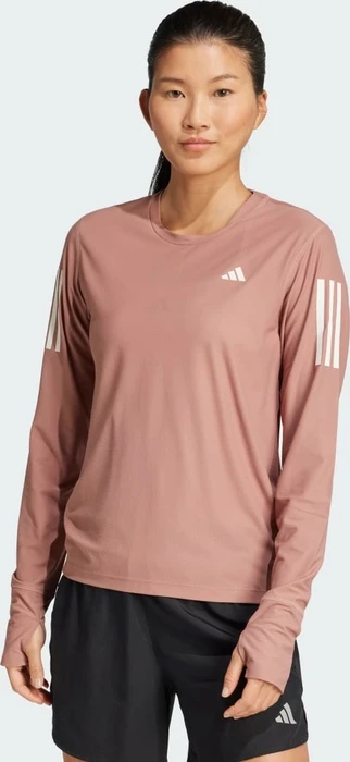 adidas Own The Run Laufshirt langarm warm clay (Damen)