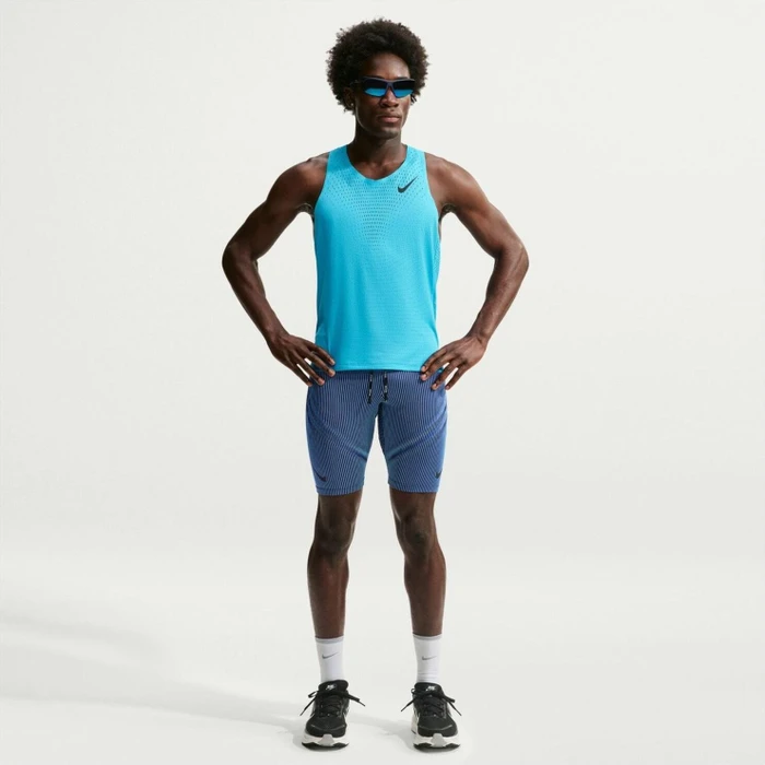 Nike AeroSwift Tight Laufhose kurz baltic blue/black/old royal (Herren)