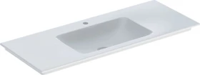Geberit ONE Möbelwaschtisch Abgang vertikal 120cm, Hahnloch mittig, weiß/KeraTect