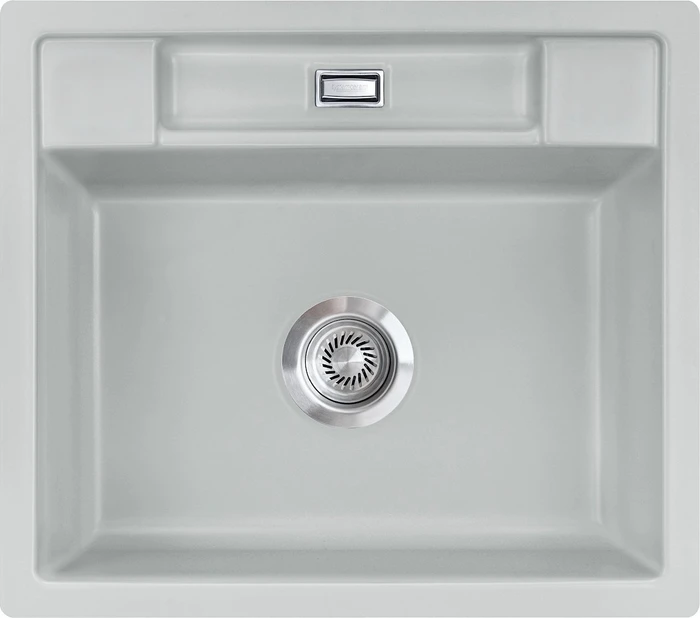 systemceram Bela 57 F Einbau Becken mittig titan