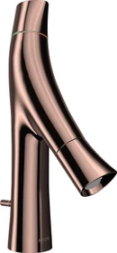 Hansgrohe Axor Starck Organic 80 Waschbeckenarmatur mit Ablauffernbedienung polished red gold