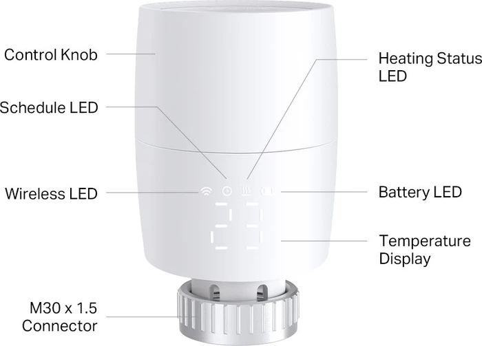 TP-Link Kasa KE100 Kit, Funk-Heizkörperthermostat