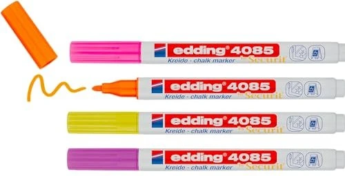 edding 4085 Kreidemarker neon sortiert, 4er-Set