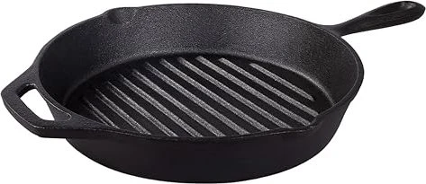 Tramontina Black Gusseisen Grillpfanne rund 28cm
