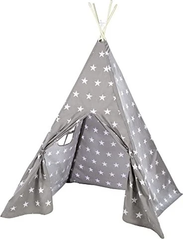 roba Spielzelt Little Stars grau