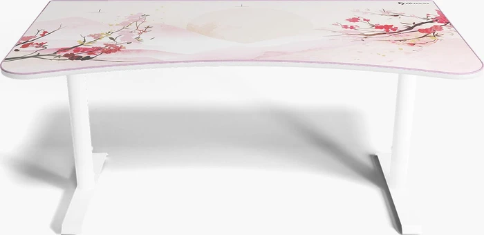 Arozzi Arena Gaming Desk Schreibtisch 160x82cm Sakura/weiß