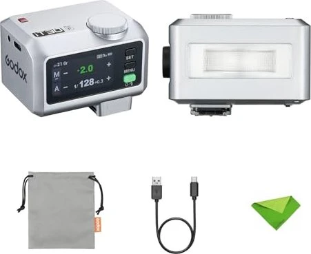Godox iT30Pro F Mini Blitz für Fujifilm silber