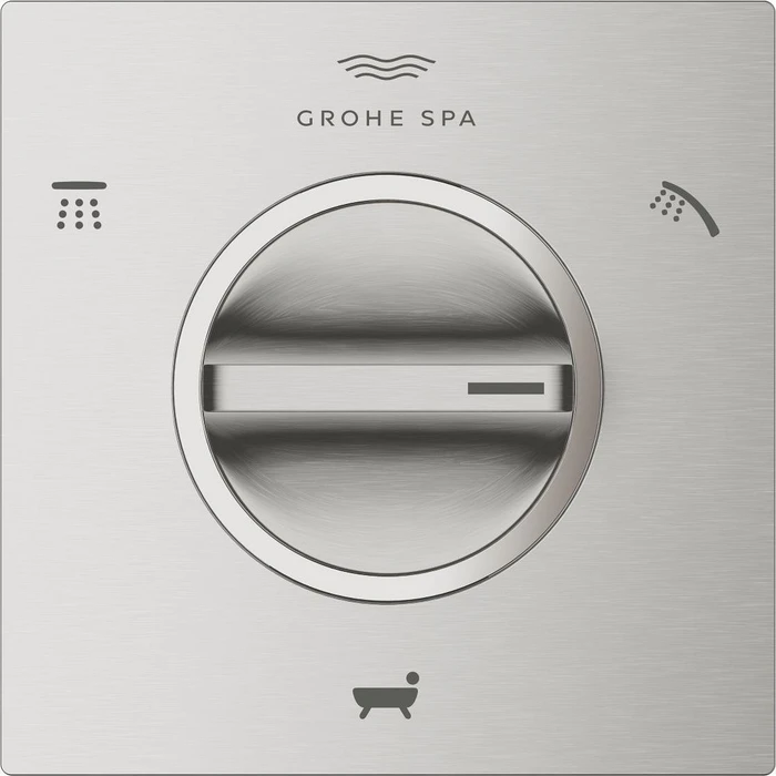 Grohe Allure 3-Wege Umstellung supersteel