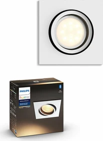 Philips Hue White Ambiance Milliskin Einbauleuchte Erweiterung eckig weiß