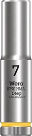 Wera 8790 HMA Deep Außensechskant Steckschlüssel 1/4", 7x50mm