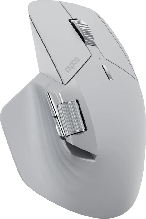 Rapoo MT760L Wireless Multi-mode Mouse grau/weiß, USB/Bluetooth
