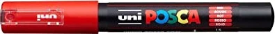 Uni-Ball POSCA PC-1MC Acrylmarker rot