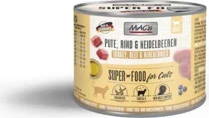 MAC's Cat Pute und Heidelbeeren, 1.20kg (6x 200g)