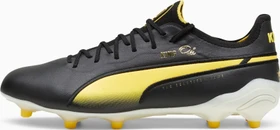 Puma King Ultimate Pelé FG/AG puma black/puma white/pelé yellow/puma gold (Damen)