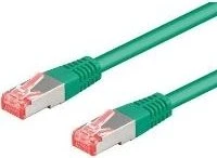 goobay Patchkabel, Cat6, S/FTP, RJ-45/RJ-45, 1.5m, grün