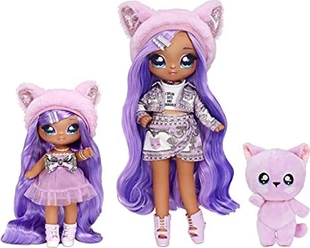 MGA Entertainment Na! Na! Na! Surprise - Family Surprise - Lavender Kitty Family