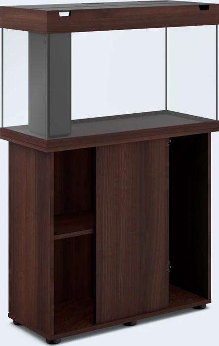 Juwel Rio 125 LED Aquarium-Set mit Unterschrank, dunkles Holz/dunkles Holz, 125l