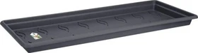 Elho Green Basics XXL Blumentopfuntersetzer rechteckig 60cm schwarz