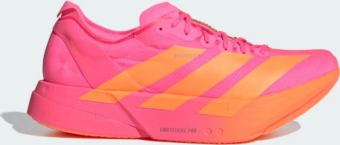 adidas Adizero Adios Pro 4 lucid pink/lucid orange/iron metallic (Herren)