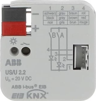 ABB US/U2.2 KNX Universal-Schnittstelle 2-fach, Unterputz