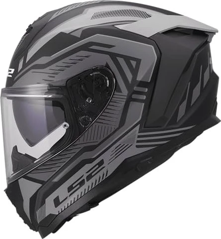 LS2 FF817 Challenger II Dravix grau/schwarz