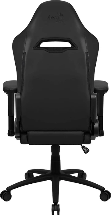 AeroCool ROYAL Leatherette Charcoal Black Gamingstuhl, schwarz