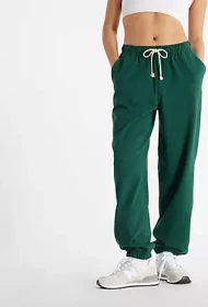 New Balance Athletics French Terry Trainingshose lang nightwatch green (Damen)