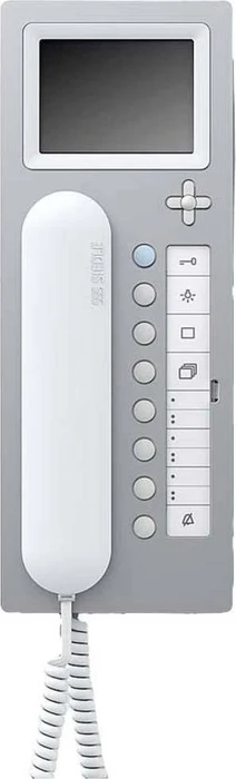 Siedle Haustelefon AHTV 870-0 A/W Aluminium/weiß, Innenstation