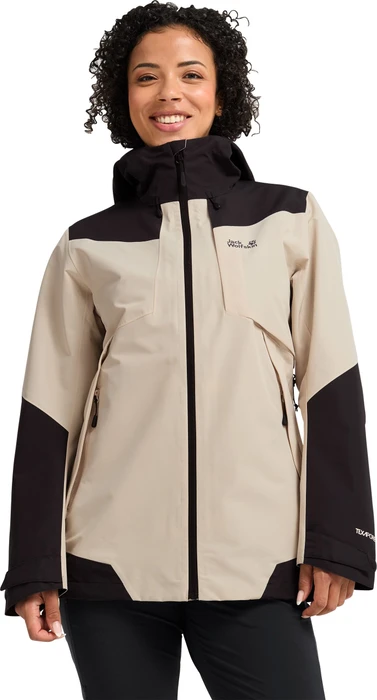 Jack Wolfskin Flextrail 2L Funktionsjacke oyster (Damen)