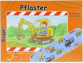 Axisis Kinderpflaster Bagger,    10 Stück