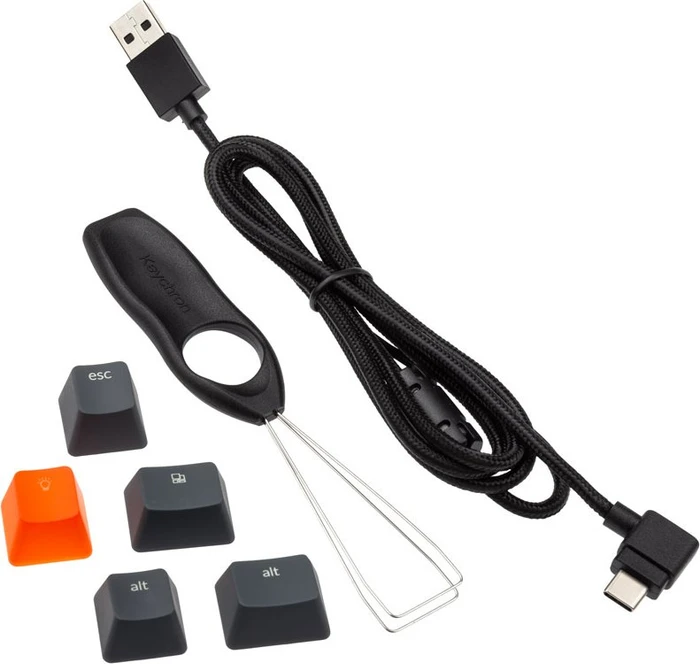 Keychron K2 V2, LEDs weiß, Gateron RED, USB/Bluetooth, DE