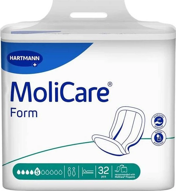 Hartmann MoliCare Form 5 Tropfen Hygieneeinlage, 32 Stück