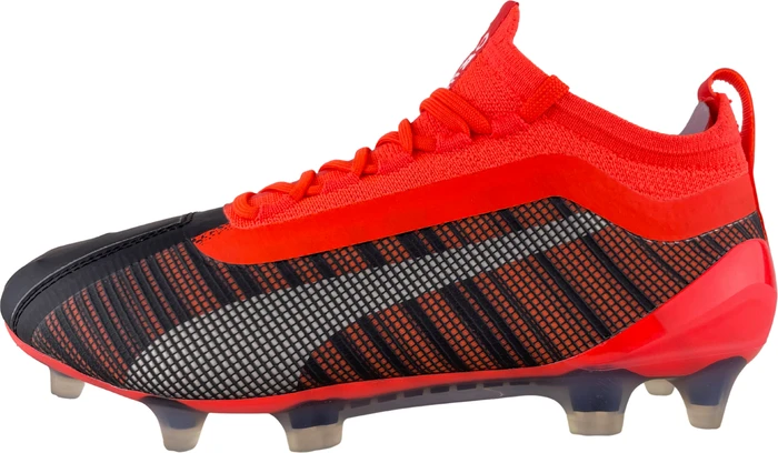 Puma One 5.1 FG/AG black/nrgy red/aged silver (Junior)