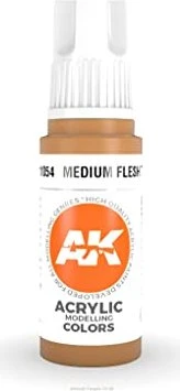 AK-Interactive 3rd Gen Acrylic Colors Acrylic Modelling Colors medium flesh tone, 17ml