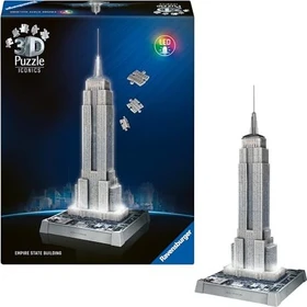 Ravensburger Puzzle 3D Puzzle Iconics Empire State Building - mit Licht