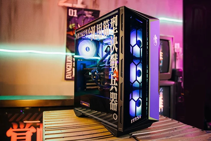 MSI MPG Gungnir 110R EVA e-PROJECT, Glasfenster