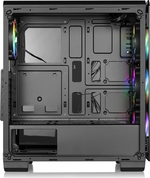 CSL-Computer BoostBoxx Theseus, schwarz, Glasfenster