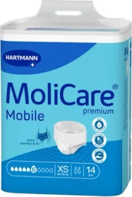 Hartmann MoliCare Premium Mobile 6 Tropfen Schutzhose Größe XS, 56 Stück