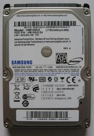 Samsung Spinpoint MT2 1TB, 512e / 2.5" / SATA 3Gb/s