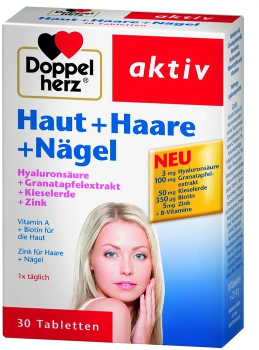 Doppelherz aktiv Haut + Haare + Nägel Tabletten